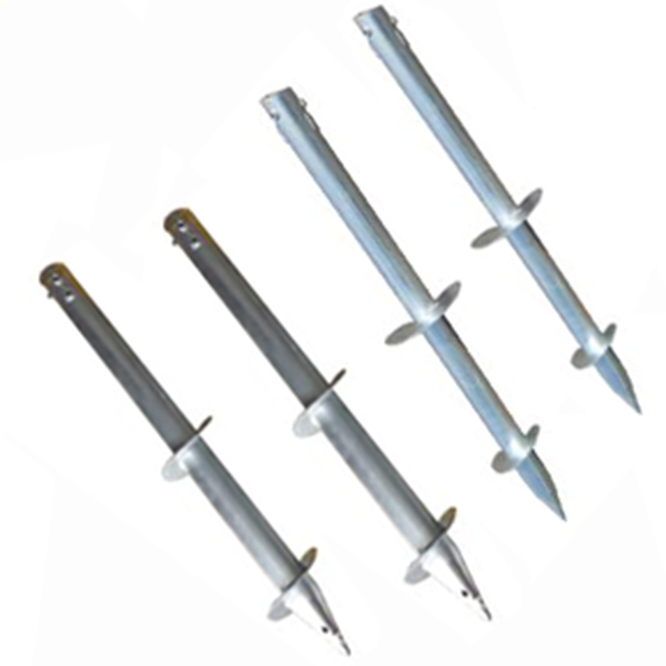 HDG Solar Ground Mount Ground Screw Helical Piles