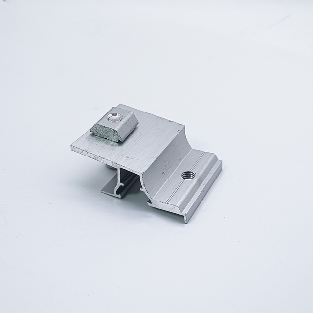 Solar Panel Mounting Aluminum End Clamp for PV Panel Installation