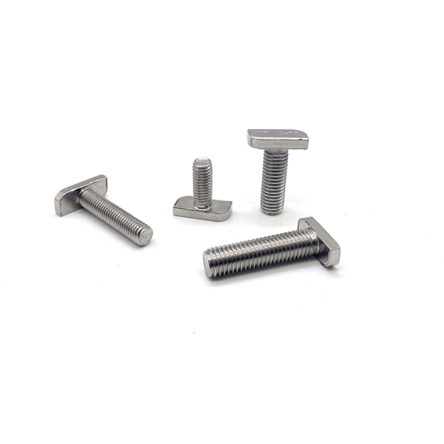 Bolts And Fasteners Stainless Steeel T Head Bolt with Nut 