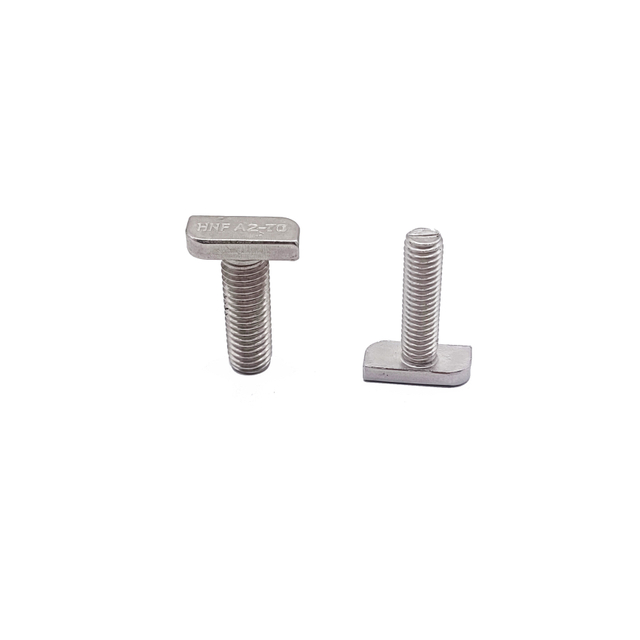 304 316 Stainless Steel M6 M8 M10 T Head Bolts for Aluminum Profile 