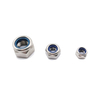 304 Stainless Steel DIN985 Hexagon Nylon Lock Nuts 