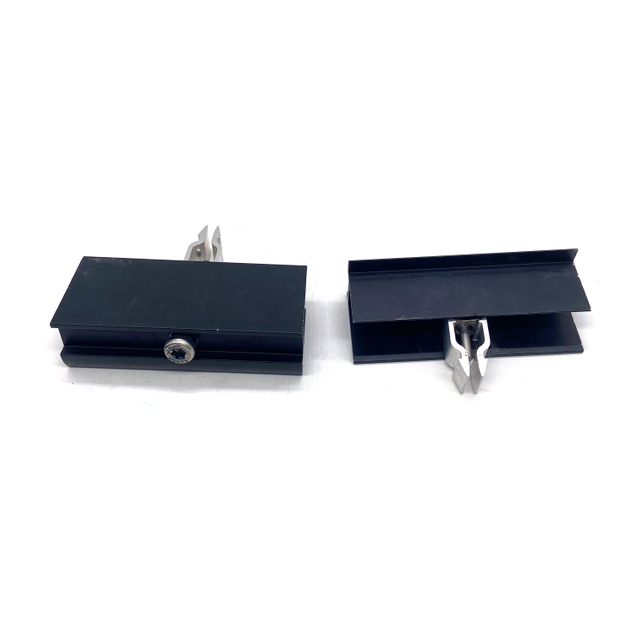 Aluminum Black Solar Clamp For Solar Panel Mounting System