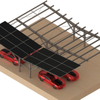 20KW Double-Row Solar Panel Mounting System Kits for Carport Installation
