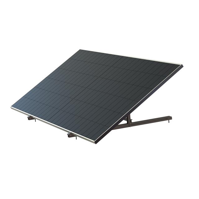 Solar Easy Kits Adjustable Balcony Mount System on Grid Power Energy System for Flat Ground /Flat Roof
