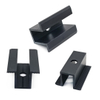 Aluminum Black Solar Panel Bracket Clamp Kit Mid Clamp for Roof Mounting System