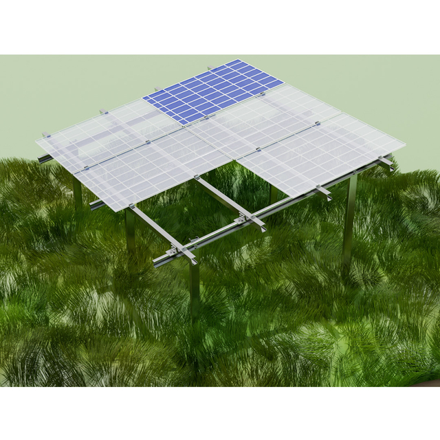 Solar Mounting Structure Solar Ground Mounting System with Ground Screw