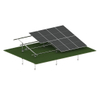 Double Pole Solar Panel Ground Mounting Solar PV Structure System Ground Screw Foundation