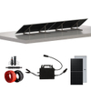 Two Solar Panels Balcony Solar Panel Mounting System for Flat Roof Or Wall