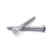 DIN571 Stainless Steel Hexagon Head Wood Lag Screw Zinc Plated