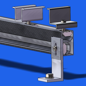 Solar Panel L Feet Bracket Mounting Tin Metal Roof Mount Systems