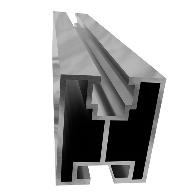  40x40 Aluminium Profile Extrusion Anodized Solar Bracket Rail Solar Mounting Rail With DIN557