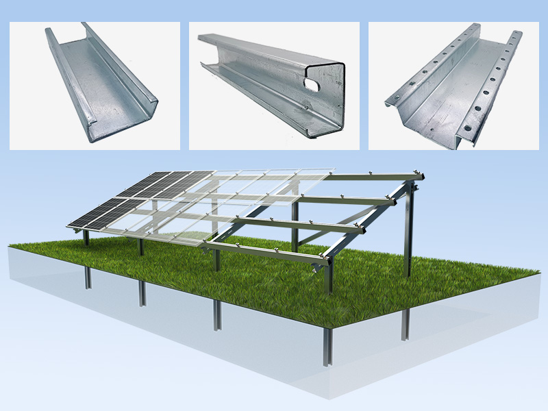 Steel Channel Support System: Full-Scenario Solar Support Solution