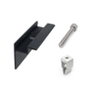 Customized Solar Panel Aluminum Black Clamp Clip End Clamp for Solar Mounting System