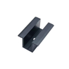 Aluminum Black Solar Panel Bracket Clamp Kit Mid Clamp for Roof Mounting System