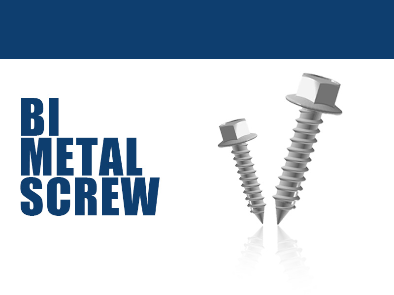 Bi Metal Self-Tapping Screws for Solar Roof Mounting Systems
