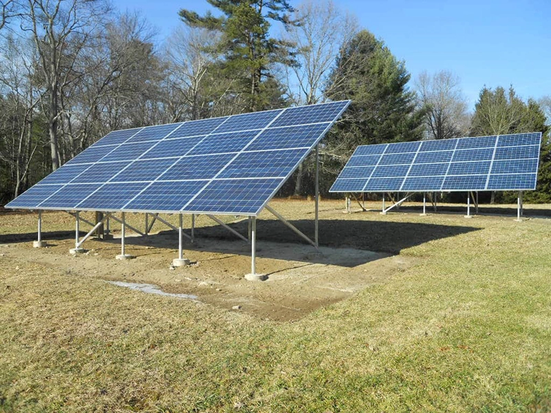 Solar roof mounting system using galvanized c channel