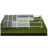 Solar Panels Ground Solar Mounting Structure with Concrete Block Foundationa