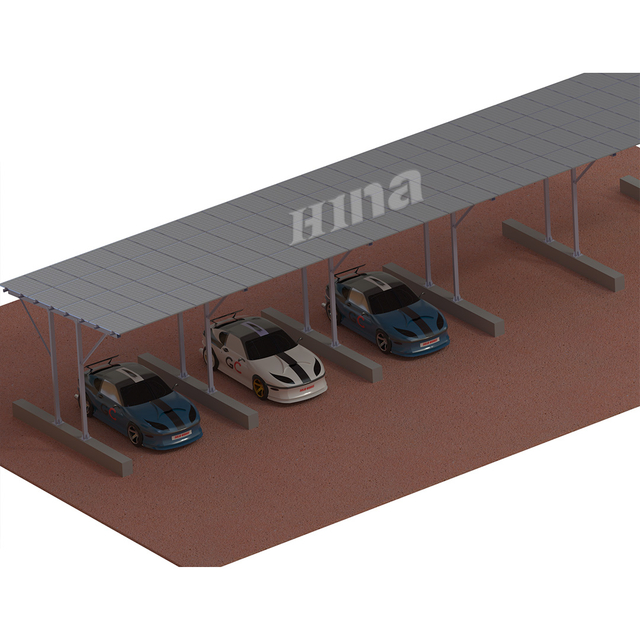  Solar Power Mounting Structure Multi-post Solar Carport Mounting System
