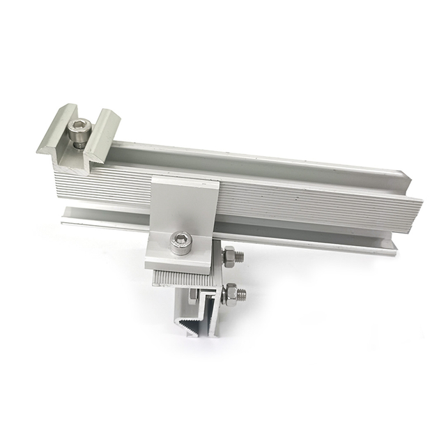 Solar Energy Metal Mountings Fitting Aluminium Roof Clamp Solar Bracket