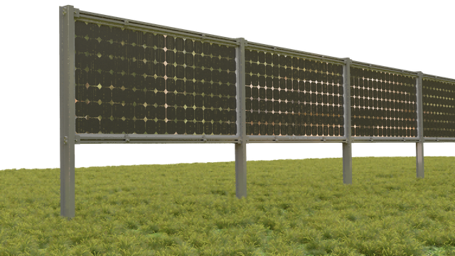  Solar Ground Mounting Structure Vertical Solar Panel System