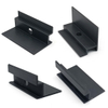 Customized Solar Panel Aluminum Black Clamp Clip End Clamp for Solar Mounting System