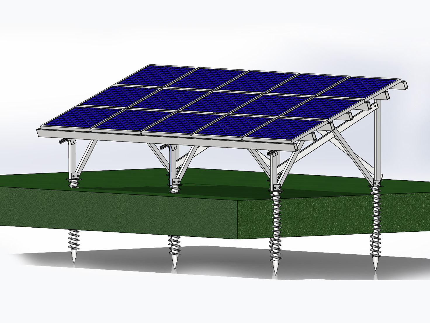 Solar Ground Mounting Structures