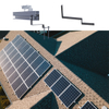 Solar Panel Roofing Asphalt Shingles Hook Kits Metal Sheet Solar Roof Tiles Photovoltaic Mounting System