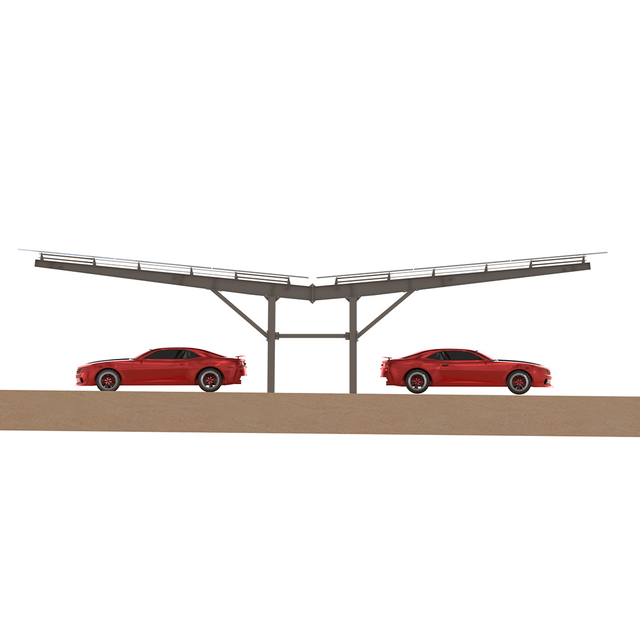 20KW Double-Row Solar Panel Mounting System Kits for Carport Installation