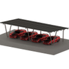 Solar Panel N Type Three Column Solar Carport Mounting System