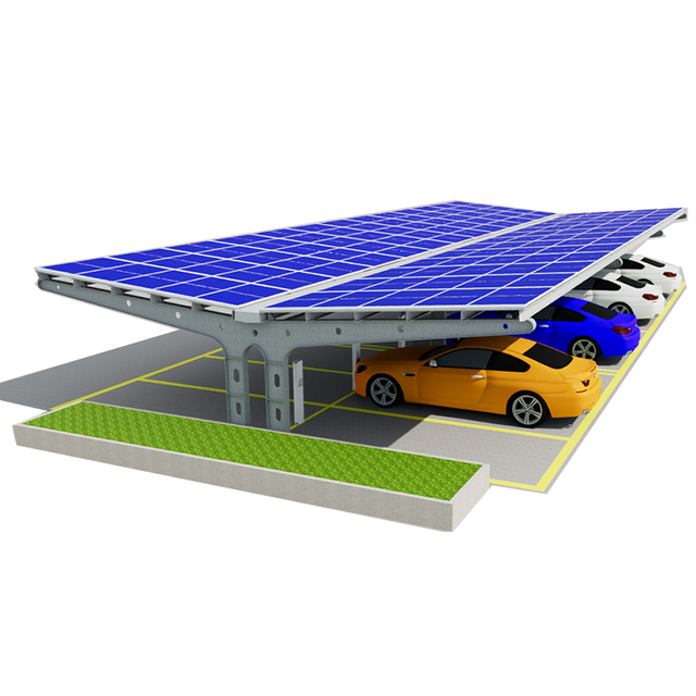 Waterproof Solar Carport Mounting Structure Solar Carport Parking