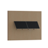 Two Solar Panels Balcony Solar Panel Mounting System for Flat Roof Or Wall