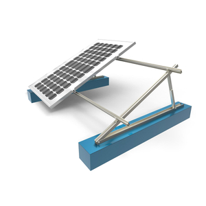 Solar Power Zinc Aluminum Magnesium Bracket Solar Panel Flat Roof Mounting System