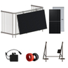 Balcony / Wall / Fat&nbsp;solar Mounting System Balcony Solar System On-Grid Solar System for Home
