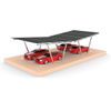 VV Type Zinc Aluminum Magnesium Steel Solar Carport Mount Structure