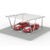 Solar Panel N Type Columns Carport Mounting Structure for Car Parking