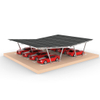 VV Type Zinc Aluminum Magnesium Steel Solar Carport Mount Structure