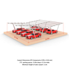 VV Type Zinc Aluminum Magnesium Steel Solar Carport Mount Structure